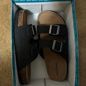 Aloha Island Women’s Black Buckle Sandals